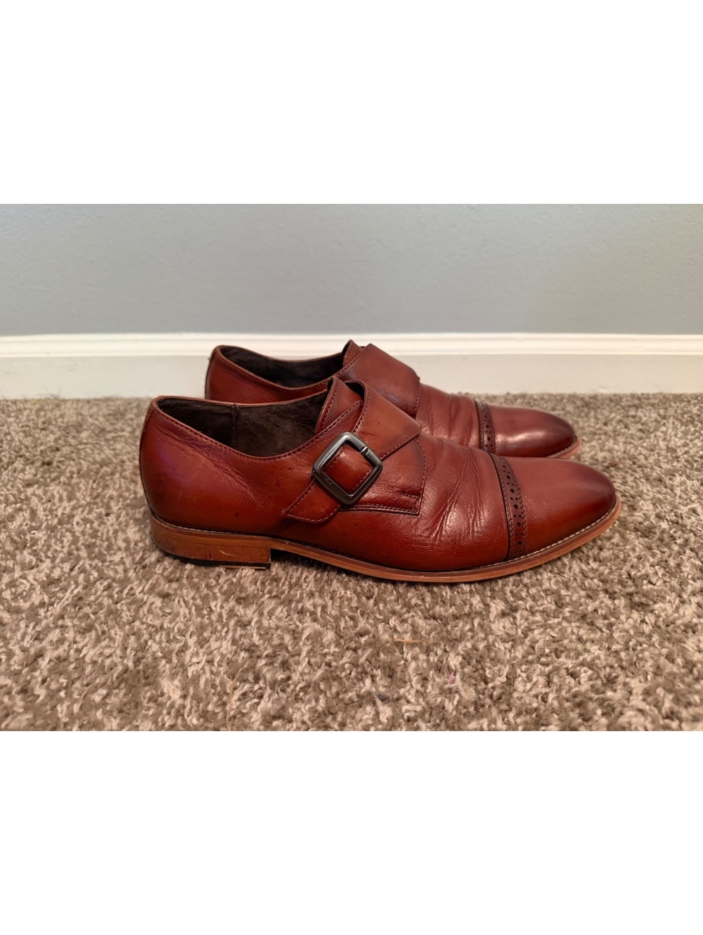 Stacy Adams Desmond Monk Strap Shoe Men’s 9.5